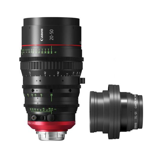 Canon CN-E 20-50mm T2.4 LF Cinema Lens w/ Canon RL-S1 Super 35 Relay Kit