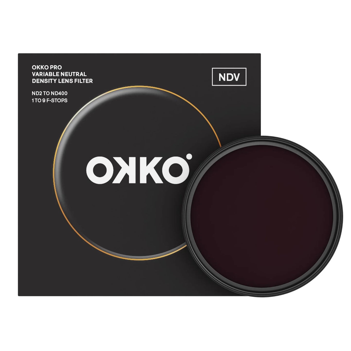 OKKO Vari ND Filter nd2-400 / 1-9stops (Select Size)