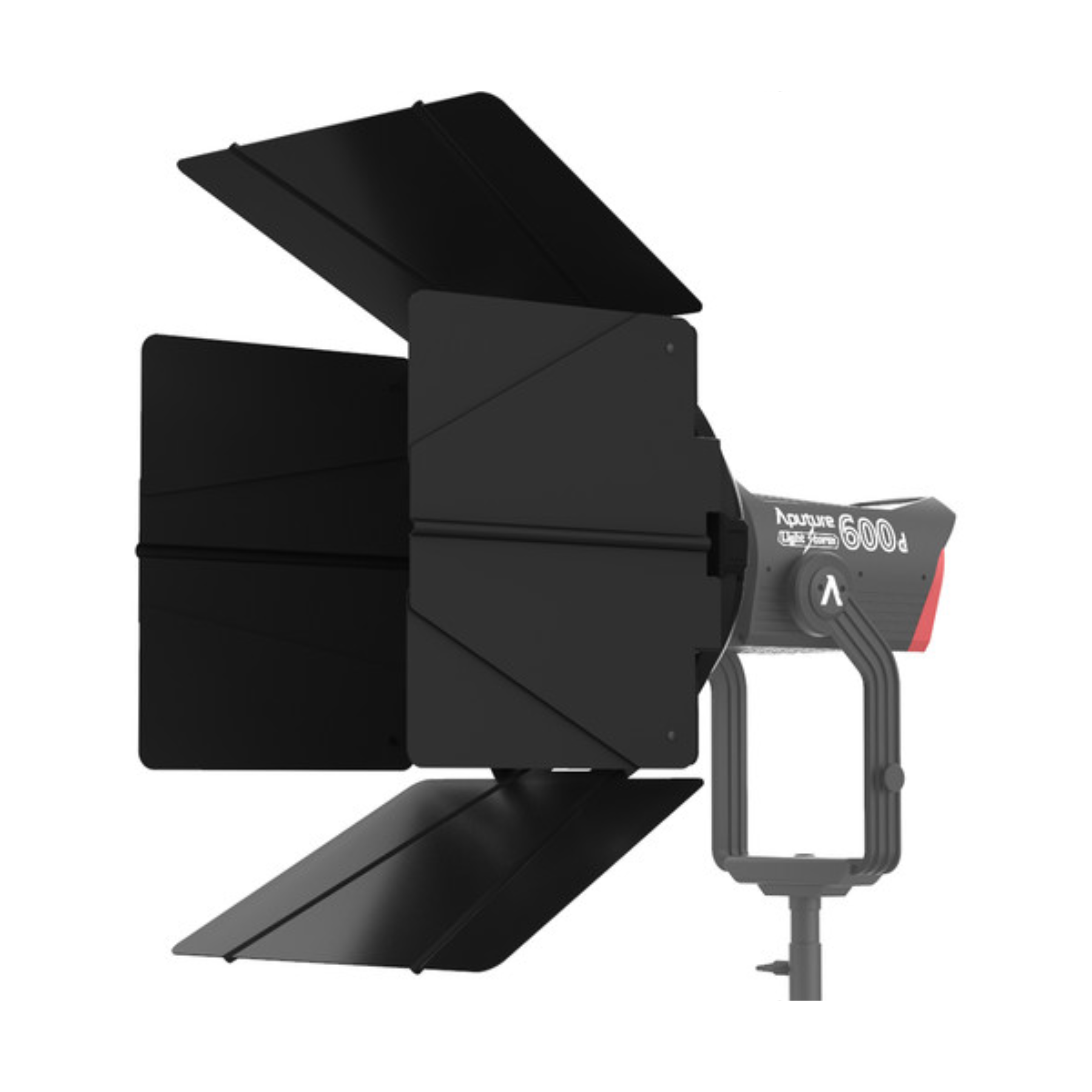 Aputure F10 Barn doors for 600d for hire at Topic Rentals