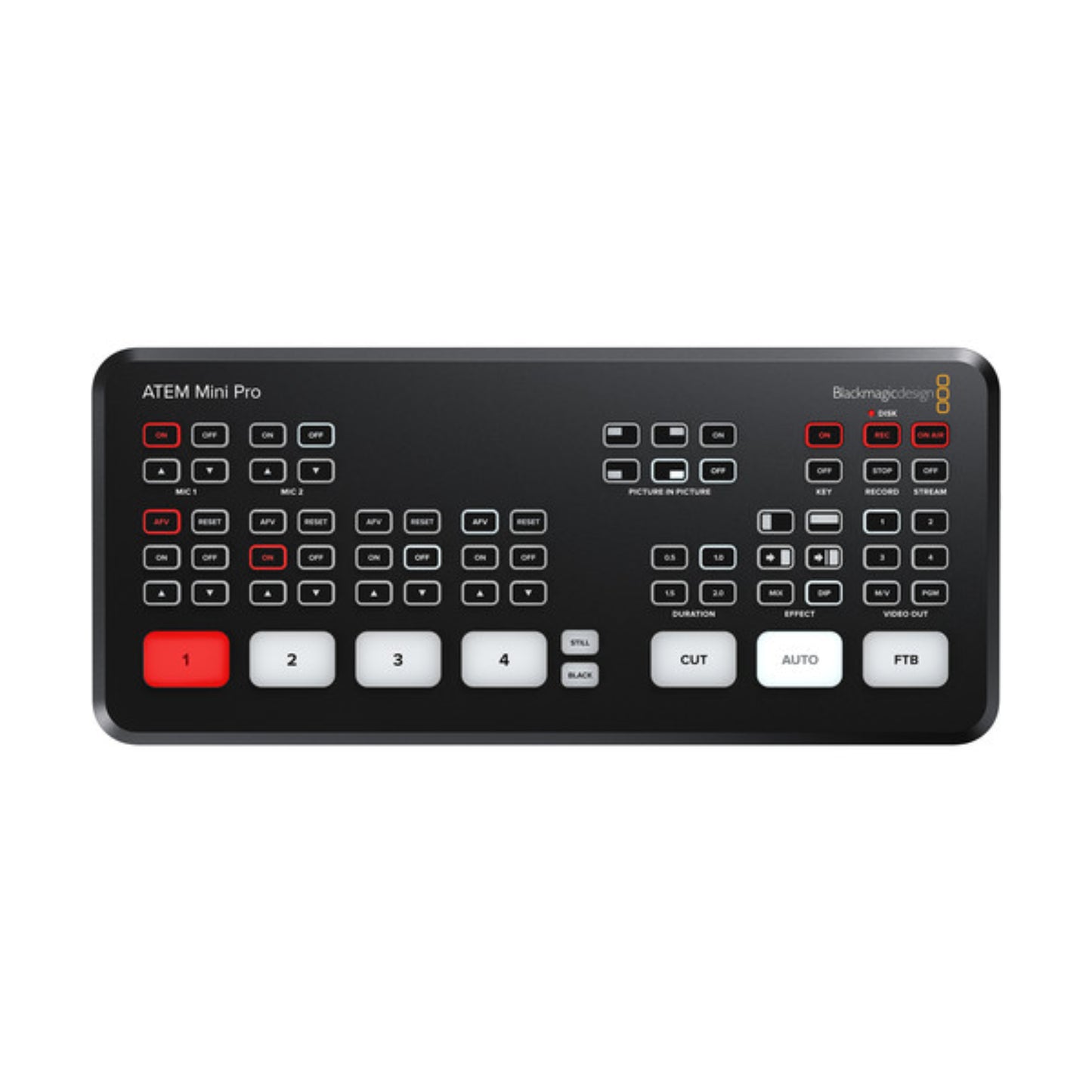 Black Magic ATEM Pro Live Stream Switcher for hire at Topic Rentals