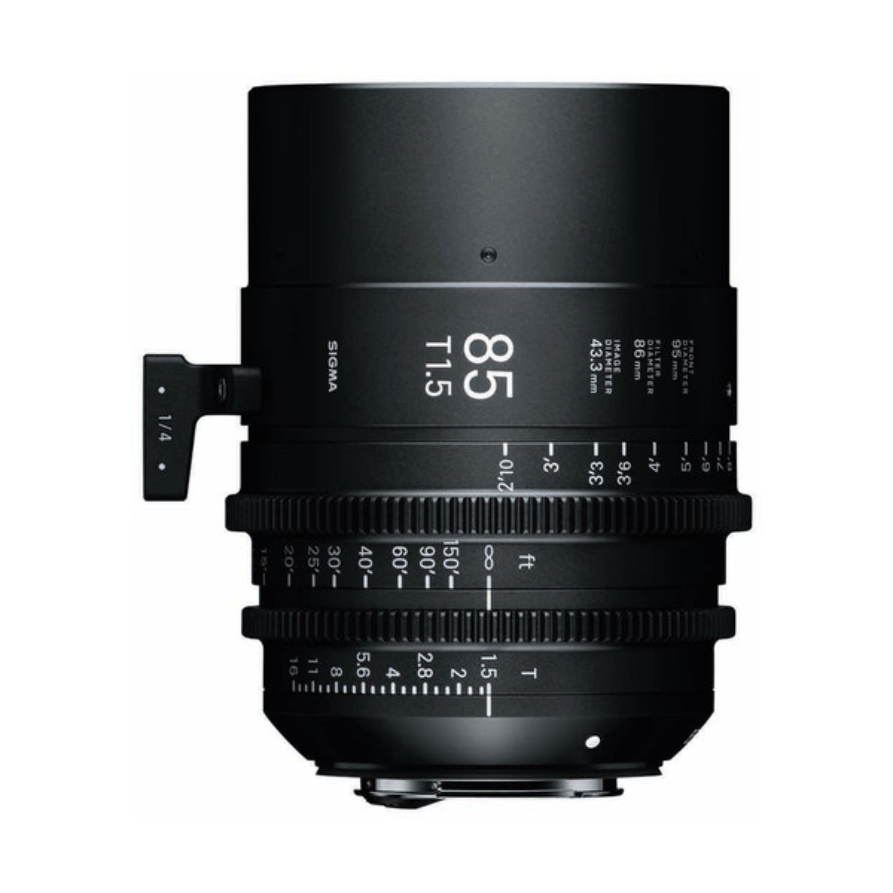 Sigma Cine FF 85mm T 1.5 Canon EF mount lens for hire