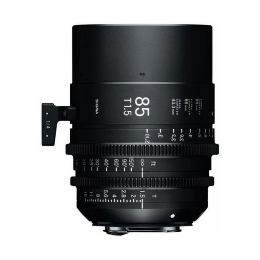 Sigma Cine FF 85mm T 1.5 Canon EF mount lens for hire