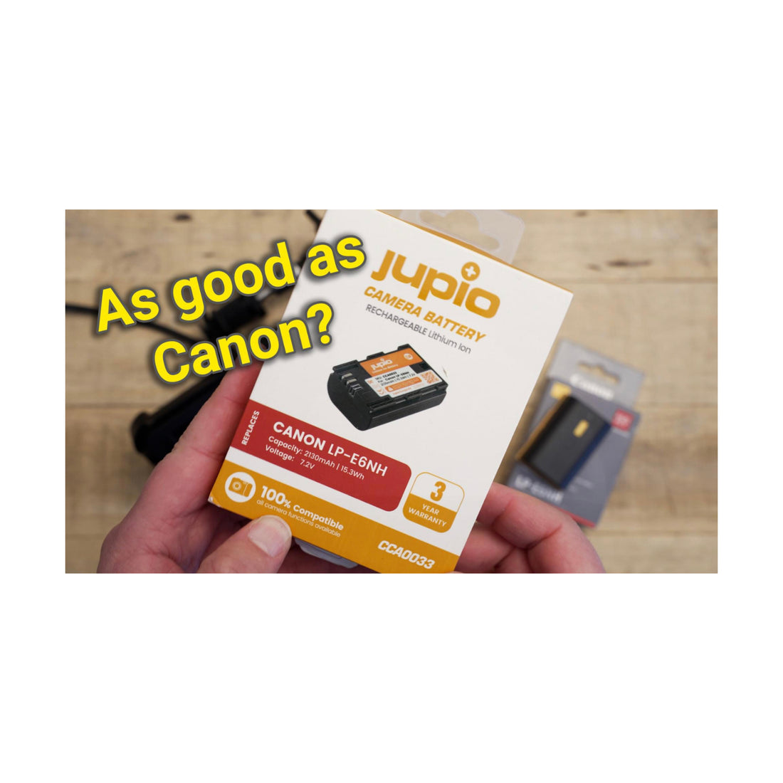 The Jupio Canon LP-E6NH replacement, is it any good? - Quick performance comparison