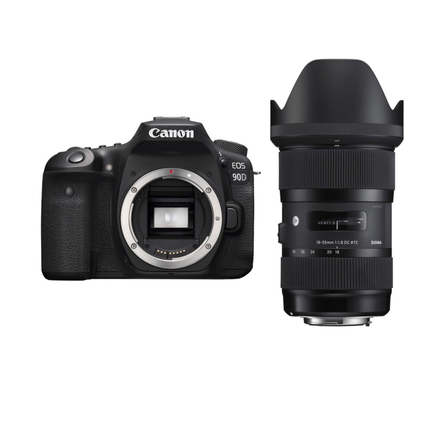 Canon 90D with Sigma 18-35mm Lens