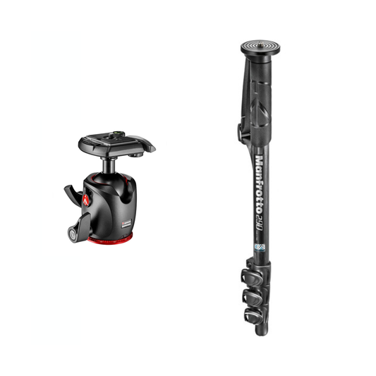 Manfrotto Carbon Fiber Monopod w/ 496 Ball Head