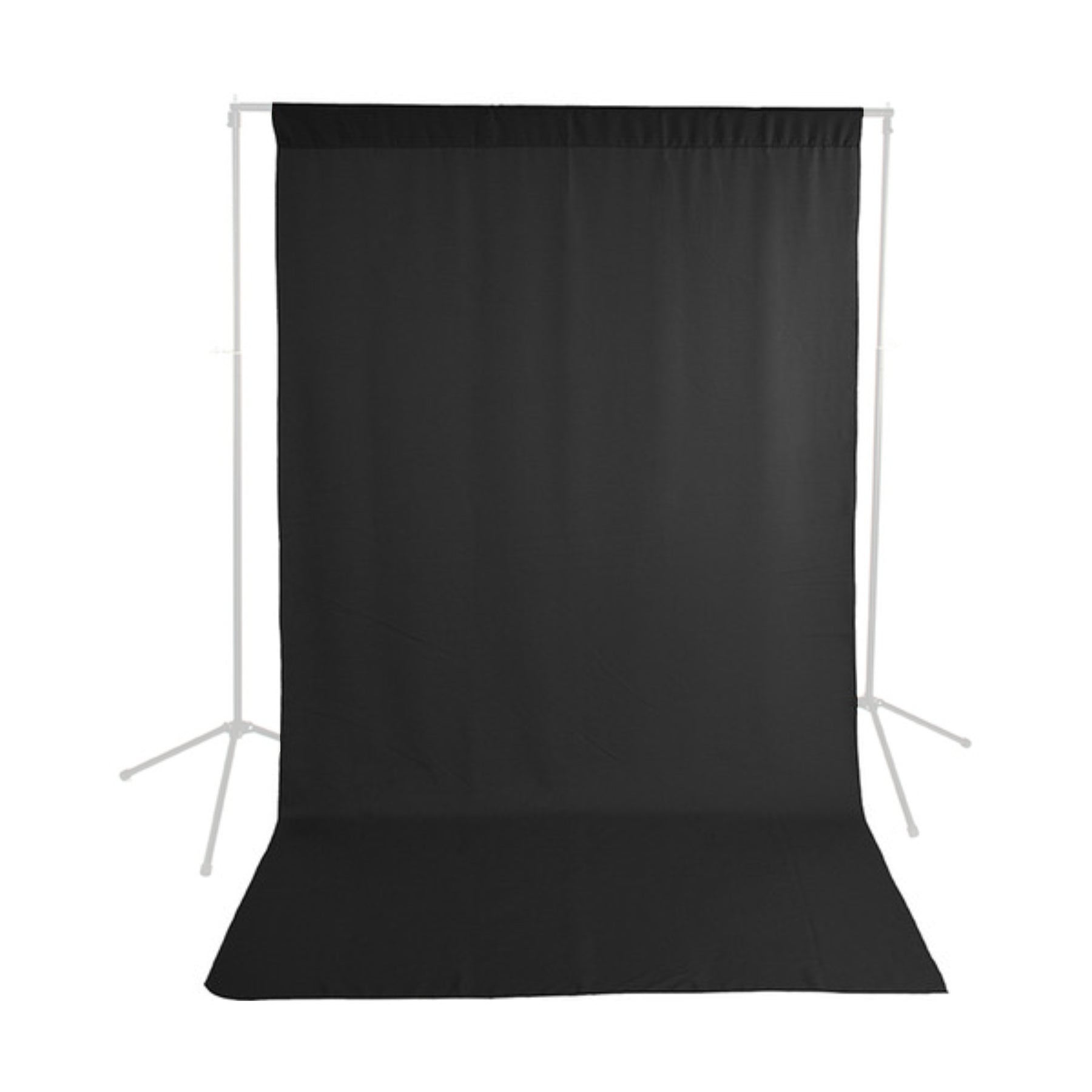 Black backdrop material for hire at Topic Rentals