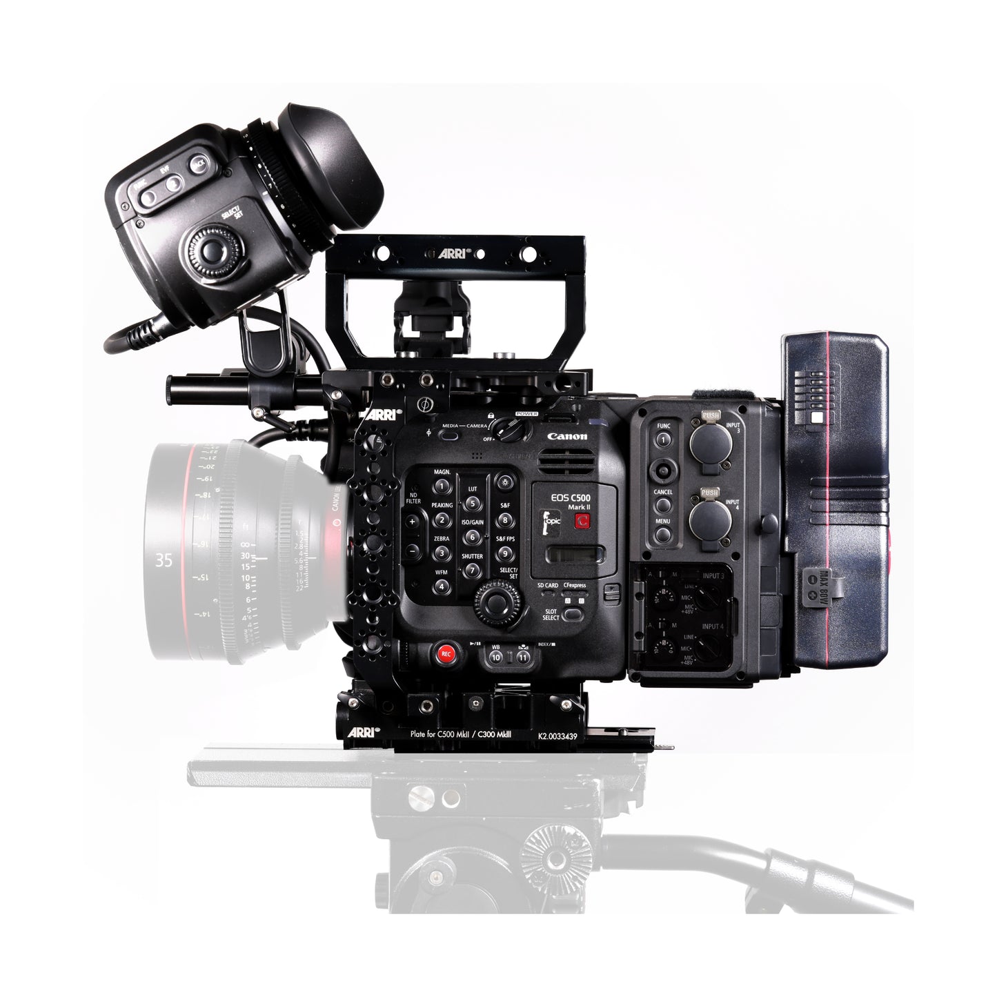 Canon EOS C500 Mark II 5.9K Full-Frame Camera (EF Mount) ARRI Cine Kit