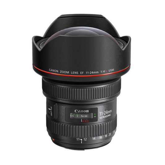 Canon 11 to 24mm f4 wide angle lens for hire at Topic Rentals