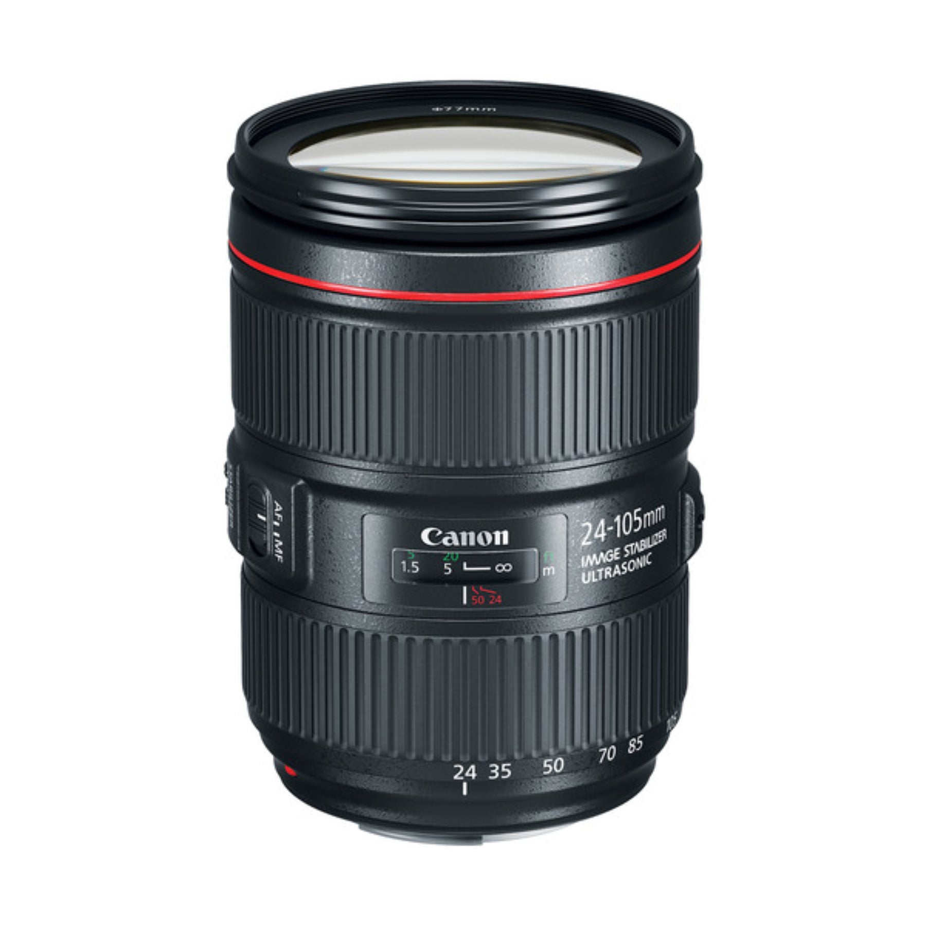 Canon 24 - 105mm f4 ef lens for hire at Topic Rentals