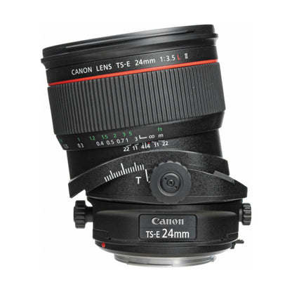 Canon 24mm Tilt shift f 3.5 lens for hire at Topic Rentals