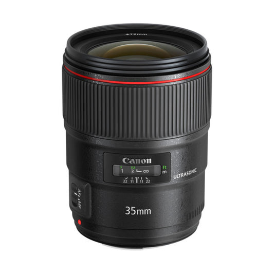 Canon EF 35mm f1.4 lens for hire at Topic Rentals