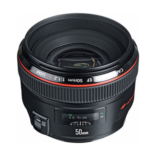 Canon 50mm f 1.2 ef lens for hire at Topic Rentals