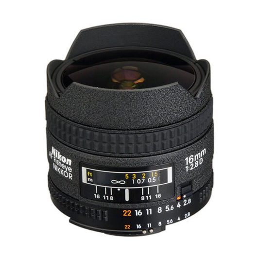 Nikon 16mm 2.8 Fish eye lens for hire