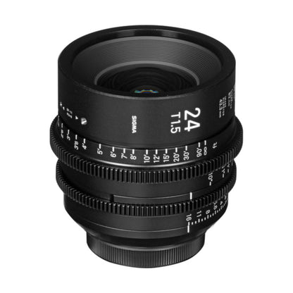 Sigma Cine FF 24mm T 1.5 Canon Ef mout lens for hire
