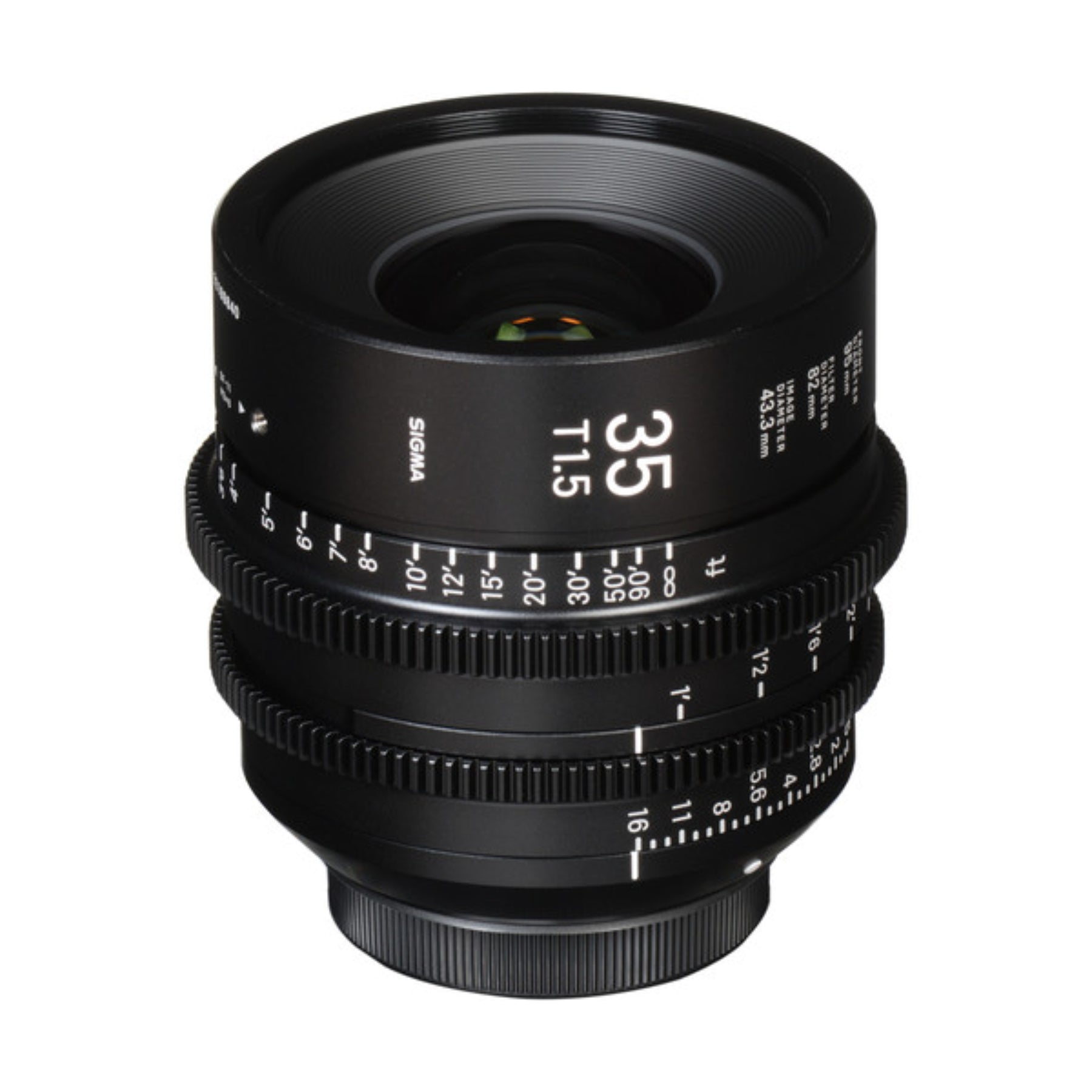 Sigma Cine FF 35mm T 1.5 Canon ef mount lens for hire