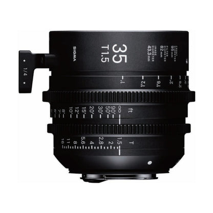 Sigma Cine FF 35mm T 1.5 Canon ef mount lens for hire