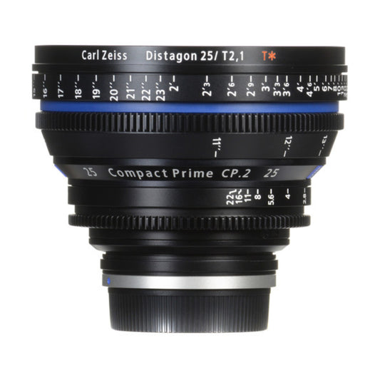 Zeiss CP 2 25mm T2.1 Compact Prime Lens Canon EF for hire